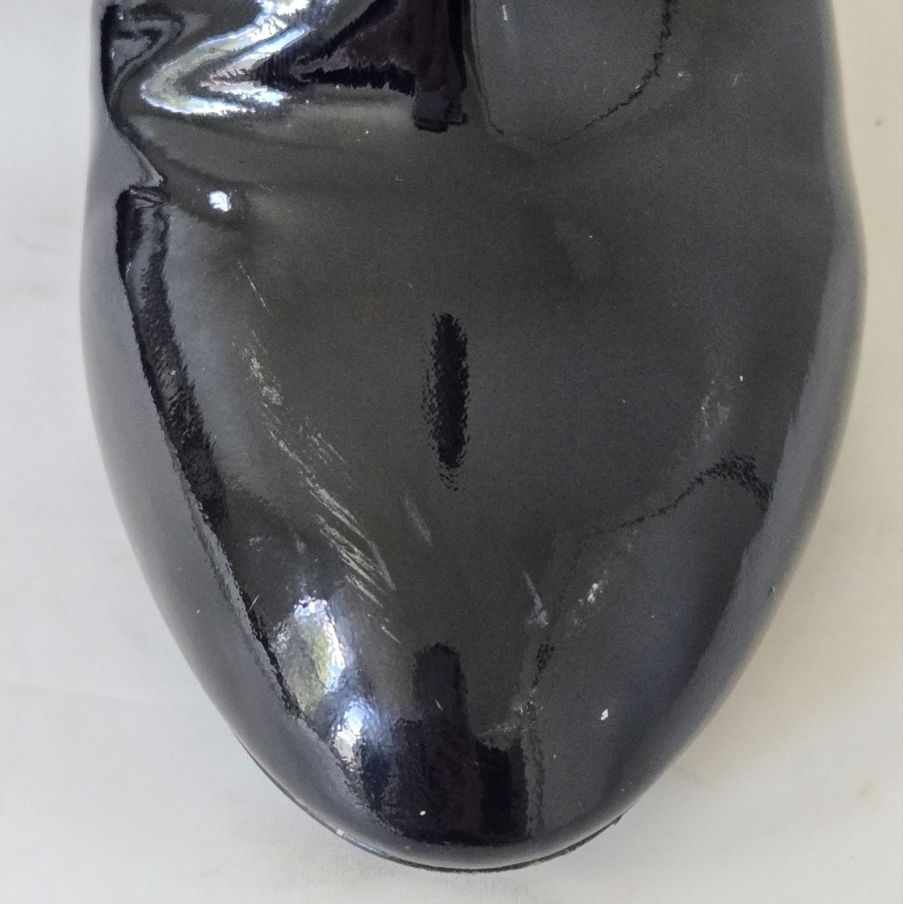 LOUIS VUITTON Silhouette Black Patent Ankle Sock Boots size‎ 38.5 or US 8.5 - Picture 16 of 16